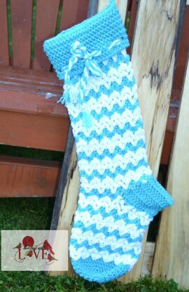 Chevron Illusion Stocking