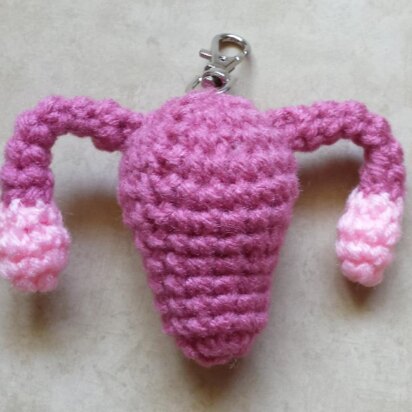 Uterus Keychain