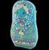 Un Chat Dans L'Aiguille Matriochka Case Printed Embroidery Kit - Turquoise