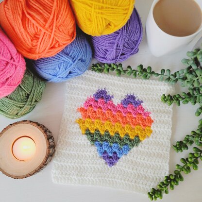 Rainbows of Love & Flowers Blanket - UK Terms