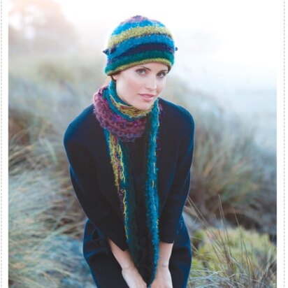 Hat and Shawlette in Be Sweet Specialty Mohair Magic Ball