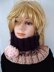 629 KNIT RIBBED PULLOVER SCARF/COWL