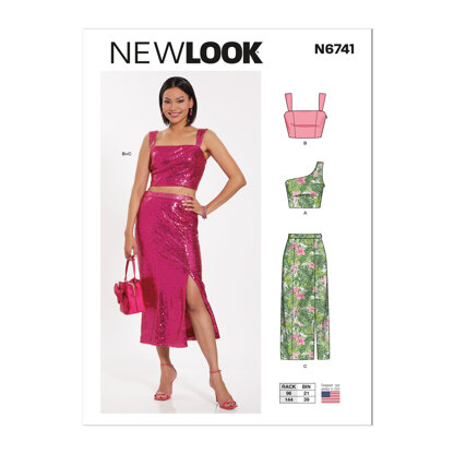 New Look Misses' Two-Piece Dresses 6741 - Paper Pattern, Size 6-8-10-12-14-16-18