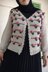 Rose Garden cardigan crochet pattern 3D stitch