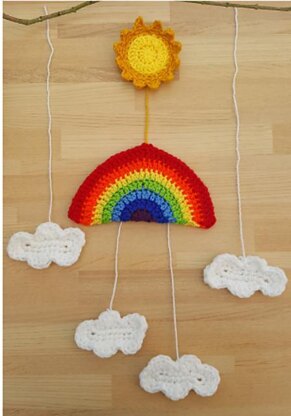 Rainbows and sunshine Wall hanging