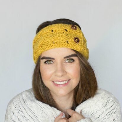 Saffron Cable Headband