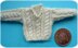 1:12th scale childs cable sweater
