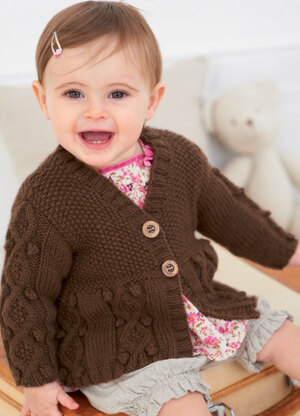 Baby Girl's Cardigans in Sirdar Snuggly DK - 1268 - Downloadable PDF