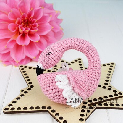 CROCHET PATTERN “Flamingo rattle”