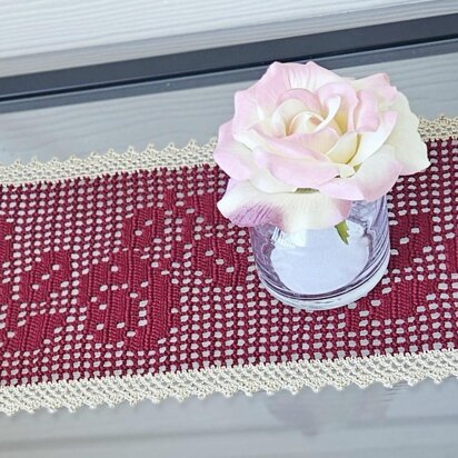 Rose Table Runner