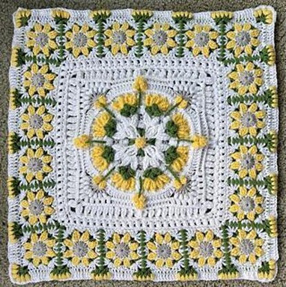 Harvest Moon Floral Block