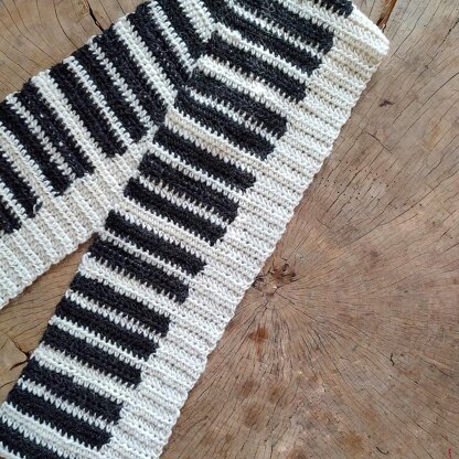 Piano Keys Scarf