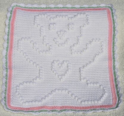 Teddy Bear Snuggle Baby Blanket