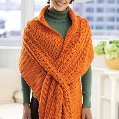 Wrap with Slits in Red Heart Super Saver Economy Solids - WR1811