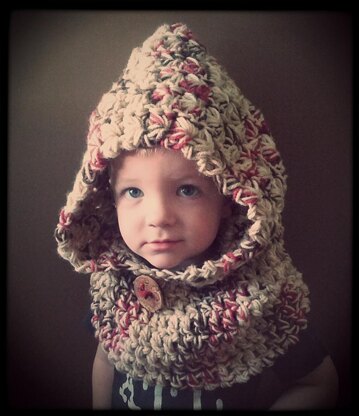 Star Stitch Hooded Cowl