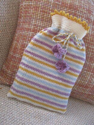 Simple Stripes Hot Water Bottle Cover