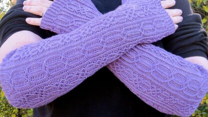 Wicklow Long Fingerless Mitts