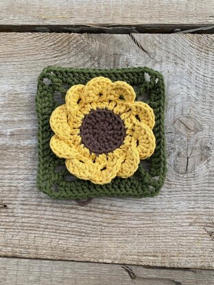 Sunflower Granny Square