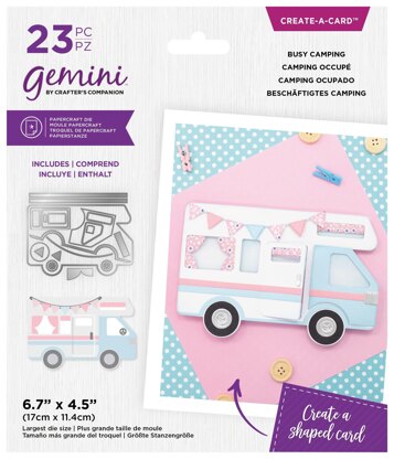 Gemini Create a Card Busy Camping