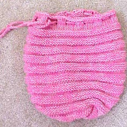 Knit Barrel Bag