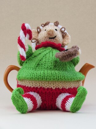 Stuffed Christmas Elf Tea Cosy