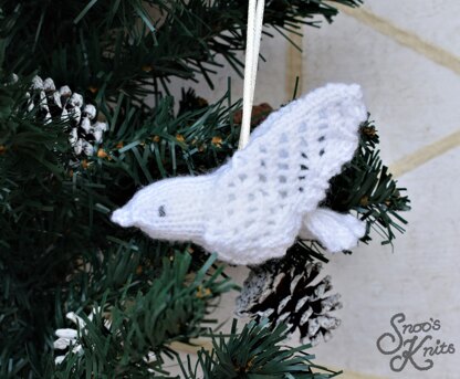 Bird Dove Ornament Decoration Snoo's Knits