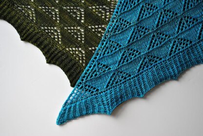 Skein of geese shawl