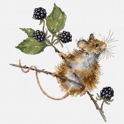 Bothy Threads Brambles Cross Stitch Kit - 26 x 26cm