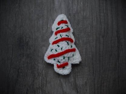 Christmas Tree Cake Little Debbie Amigurumi Food