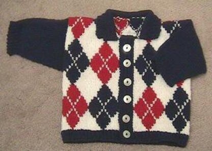 Baby Argyle Cardigan