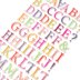 American Crafts Paige Evans Truly Grateful Thickers Stickers 5.5"X11" 151/Pk - Happy Thoughts Alpha/Foam