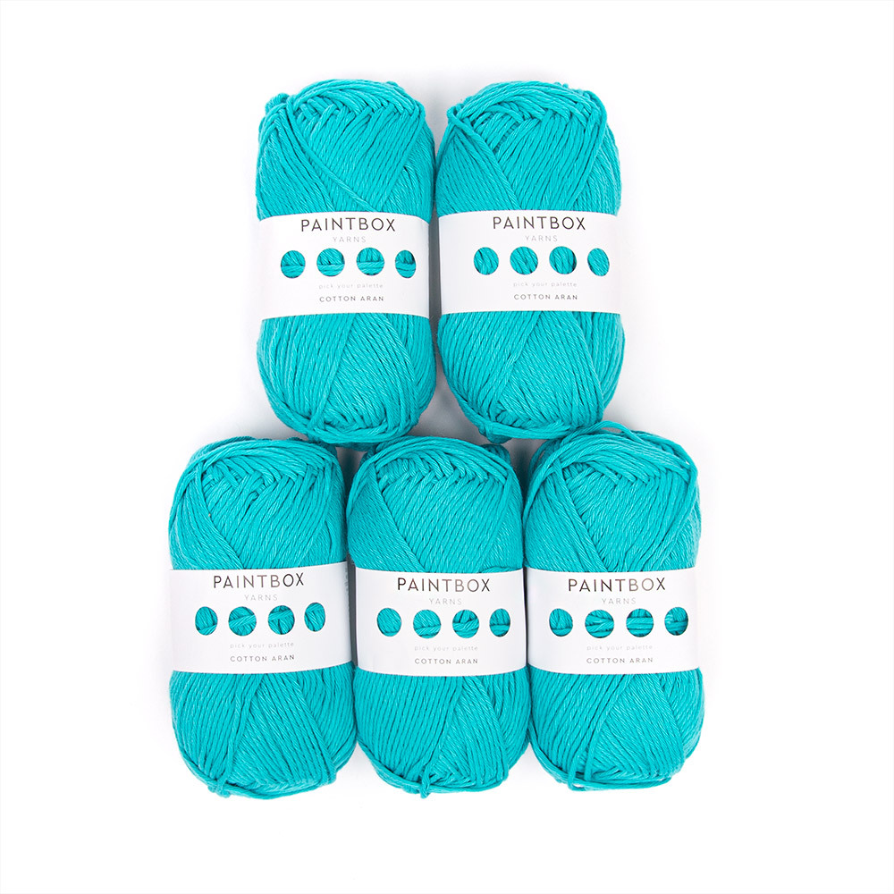 Paintbox Yarns Cotton Aran 5 Ball Value Pack - view 2