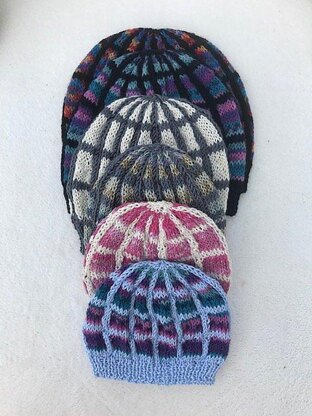 Sock Yarn Destash Hat