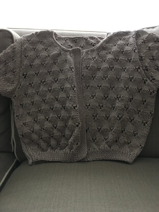 short sweater in cotton