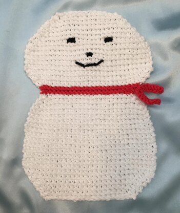 Snowman Dish Cloth