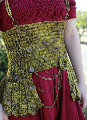 Hardware Heaven - Steampunk Corset Crochet pattern by