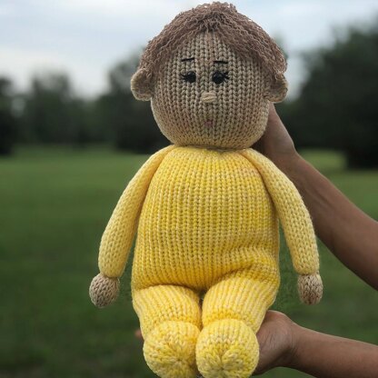 Loom Knit Chubby Doll