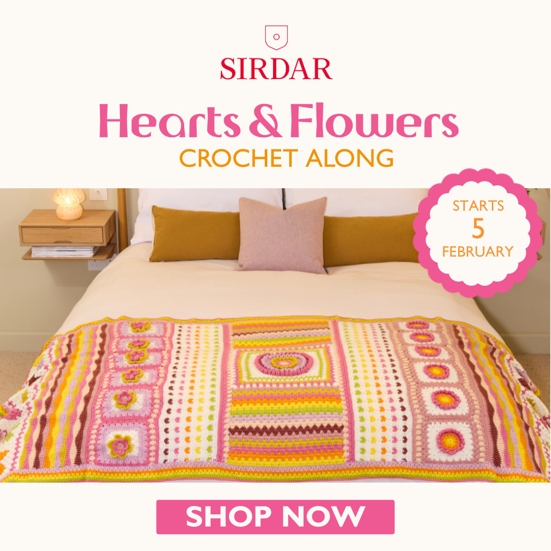 Sirdar Hearts&Flowers Crochet Along Spring 2025 - view 2