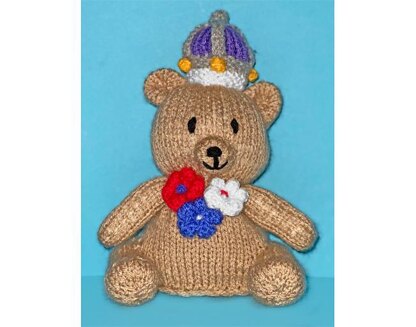 Royal King Bear orange cover /15cm Coronation toy