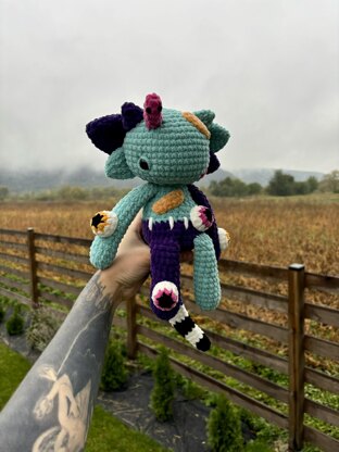 Zombie Monster - Crochet Pattern. Frankenstein