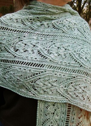 Laddered Tome Shawl