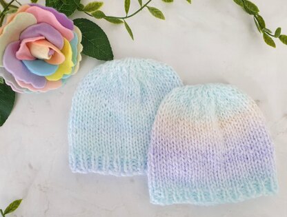 Simple Baby Beanie 0-12 months old