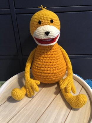 Flat Eric amigurumi doll