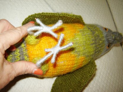 Senegal Parrot Knitting Pattern – Realistic Bird Toy DIY