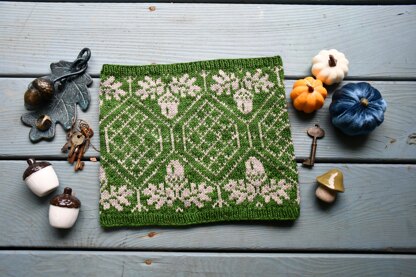 Acorn and Oak Cowl (Knit)