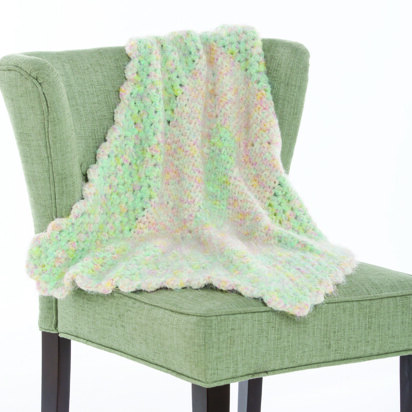 Marshmallow Fluff Blanket in Premier Yarns Gelato - Downloadable PDF
