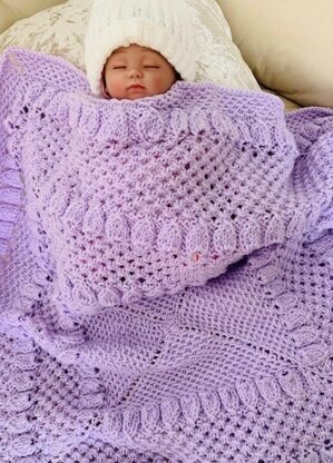 "Tuesday's Child" baby blanket