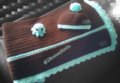 Mint n Chip Baby Blanket