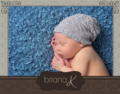 Newborn Knit Slouchy Hat