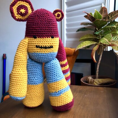 "Conki the Crochet Monster" - Free Crochet Pattern in Paintbox Yarns